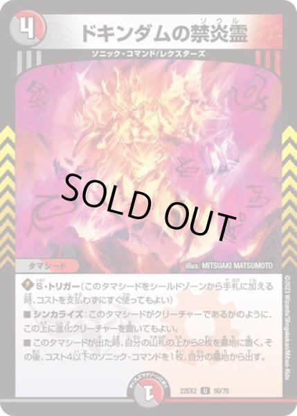 画像1: ドキンダムの禁炎霊/【レインボー】《22EX2 50/75》 (1)