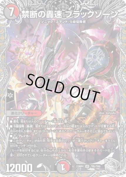 画像1: 禁断の轟速 ブラックゾーン/【レインボー】《23RP4 TR5/TR9》 (1)