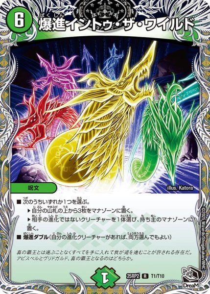 画像1: 爆進イントゥザワイルド/【自然文明】《DM25RP2 T1/T10》 (1)