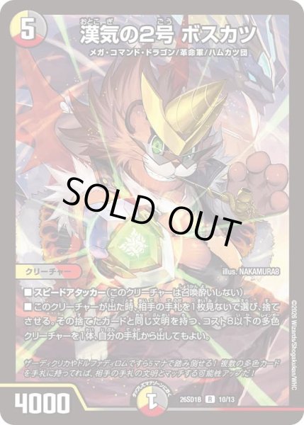 画像1: 漢気の2号ボスカツ/【レインボー】《26SD1B 10/13》 (1)