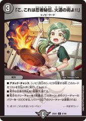 「こ、これは忍者秘伝、火遁の術よ!!」