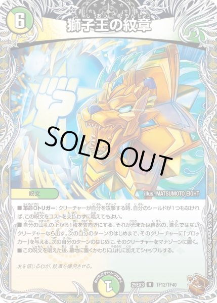 画像1: 獅子王の紋章/【レインボー】《DM25EX3 TF12/TF40》 (1)